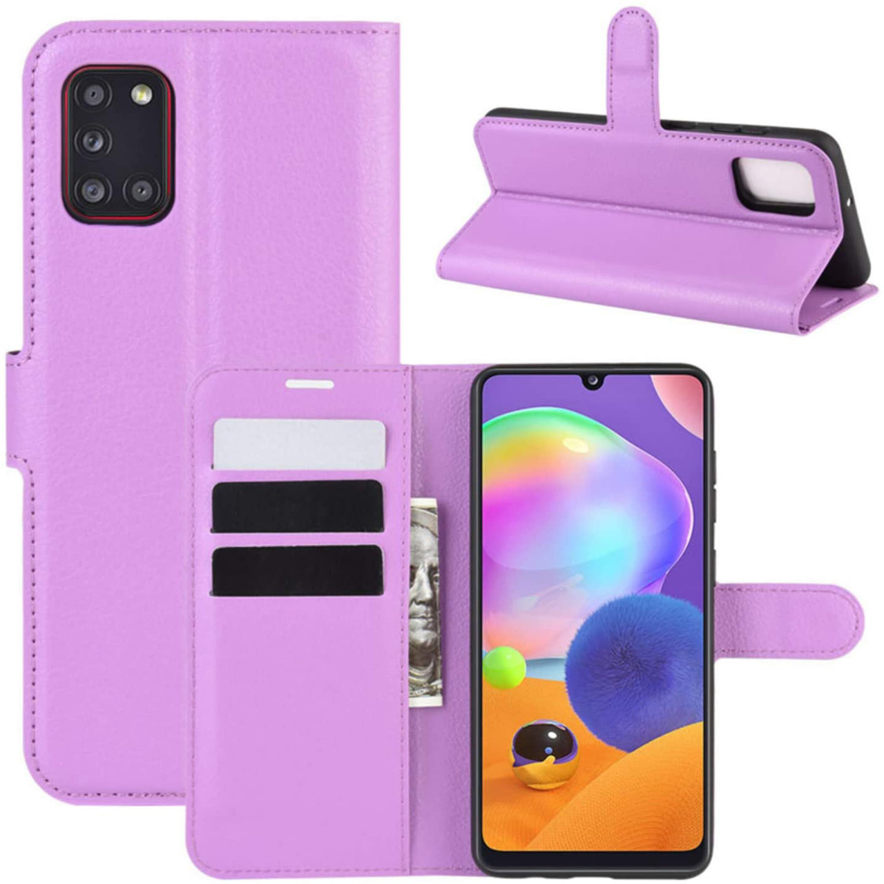 Чохол-книжка Litchie Wallet для Samsung Galaxy A31 A315 Violet