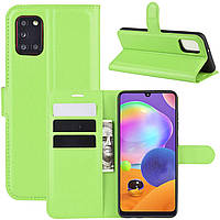 Чехол-книжка Litchie Wallet для Samsung Galaxy A31 A315 Green