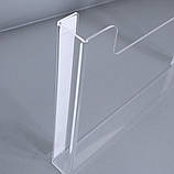 Кишеня навісна А4 (297 х 210 мм), горизонтальна на скотч, акрил 2 мм, фото 3