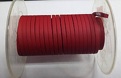 Каучук квадратний темно-червоний 4*4 мм