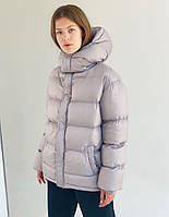Женская серая куртка зефирка с поясом размер SM, ML, LXL L/XL
