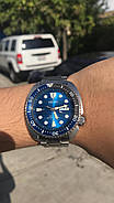 Чоловічі годинники Seiko Turtle SRPD21 SRPD21J1 SRPD21K1 "Save the Ocean" Special Edition Черепаха, фото 4