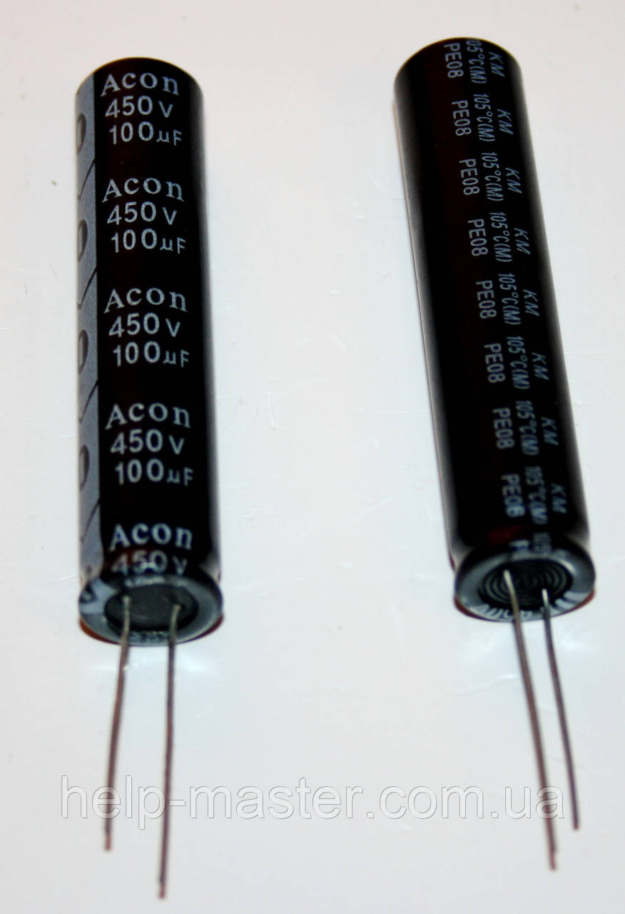 100mkf — 450v у РК телевізори (5000 год) <NFC> 10*60