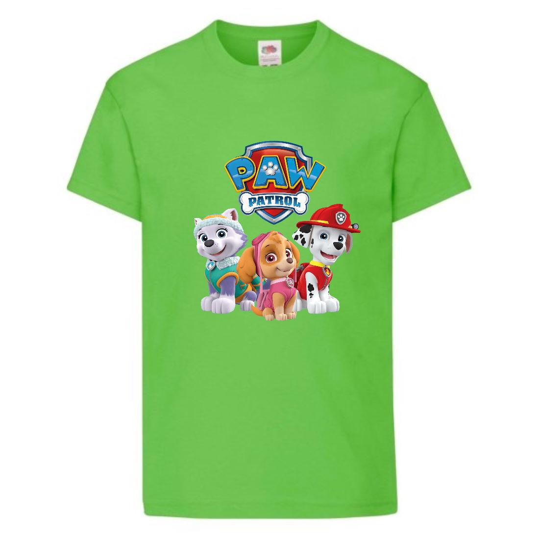 Футболка дитяча Щенячий патруль (Paw Patrol) Скай, Еверест, Маршал салатова