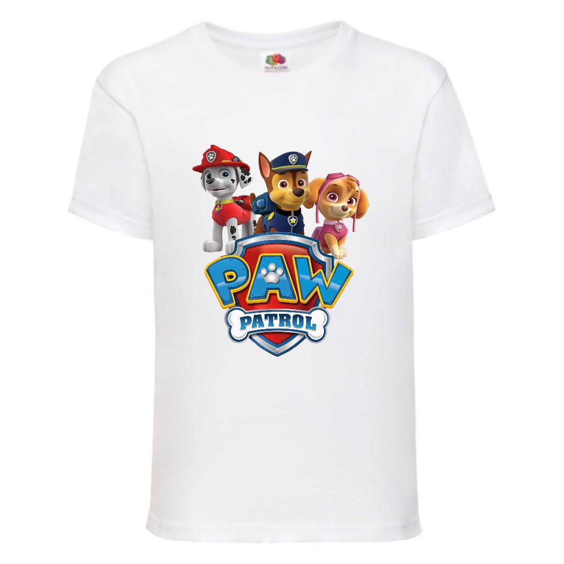 Футболка дитяча Щенячий патруль (Paw Patrol-05-02) Гончик, Маршал, Скай