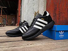 Чоловічі зимові кросівки Adidas Iniki Runner на хутрі утеплені, фото 5