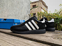 Чоловічі зимові кросівки Adidas Iniki Runner на хутрі утеплені, фото 6