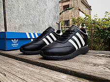 Чоловічі зимові кросівки Adidas Iniki Runner на хутрі утеплені, фото 3