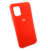 Чехол для Xiaomi Mi 10 Lite накладка бампер противоударный силиконовый Silicone Cover красный