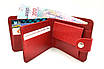Елегантне портмоне-гаманець № 3 з відділенням для фото тиснення Два Серця червоне. Жіночий гаманець, портмоне, фото 4