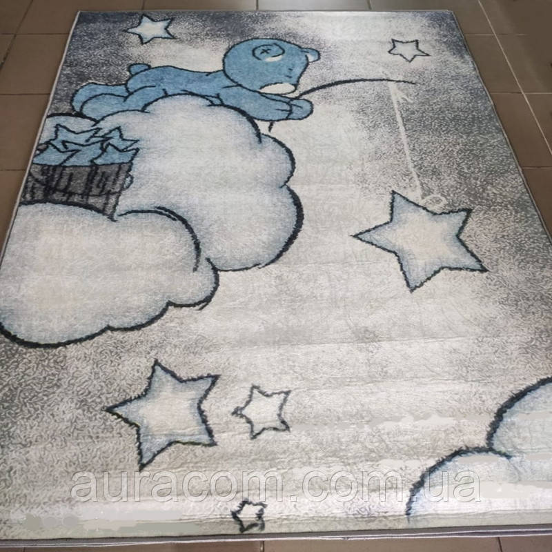 Килимок дитячий, ведмедик на хмарі, Chilai 140 х 190 см, Туреччина, фото 1