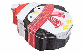 Новорічна упаковка з жерсті Ялинка з шишками