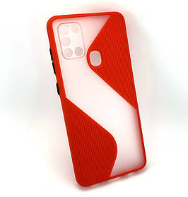 Чохол для Samsung A21s, A217 накладка захисний силіконовий Silicone Cover чорний