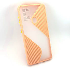 Чохол для Samsung A21s, A217 накладка захисний силіконовий Silicone Cover чорний