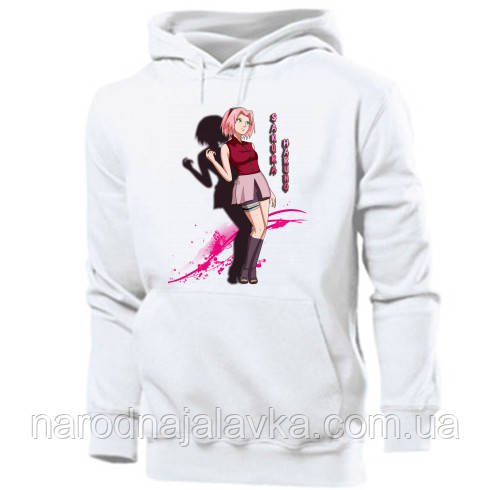 Толстовка Наруто, Сакура Гаруно. Naruto одяг. З будь-яким героєм Наруто.