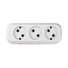 Колодка тримісна без заземлення