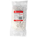 Кріплення монтажне для плоского кабелю 10х5 мм, отвір під дюбель Ø 6 мм, 100 шт., фото 2