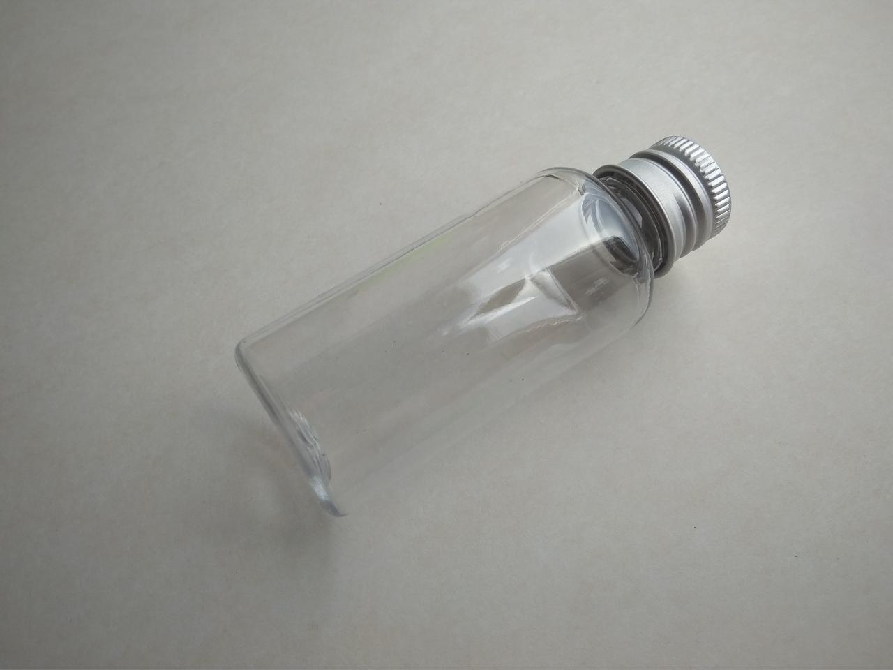 30 мл з металевою кришкою 18/410, флакон Круглий ПЕТ з ковпачком, закруткою для рідин, сипучих матеріалів