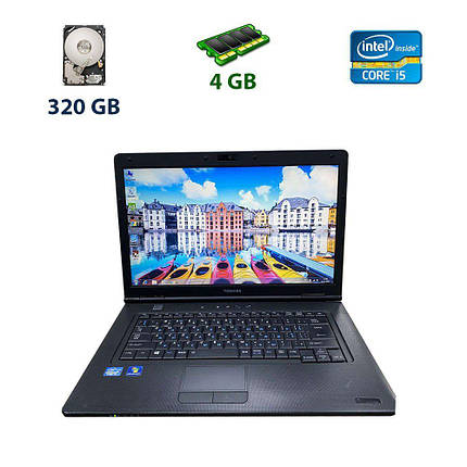 УЦІНКА (Б-КЛАС) - Toshiba Satellite B552 / 15.6" (1366x768) TN / Intel Core i5-3320M (2 (4) ядра по 2.6 - 3.3, фото 2