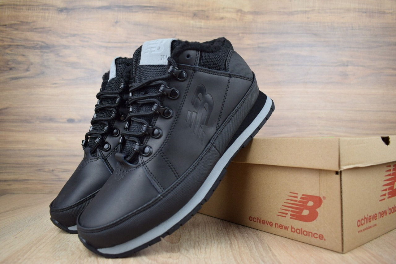 Чоловічі зимові кросівки New Balance 754 Black (на хутрі), чорні. Розміри (41,42,43,44), фото 1
