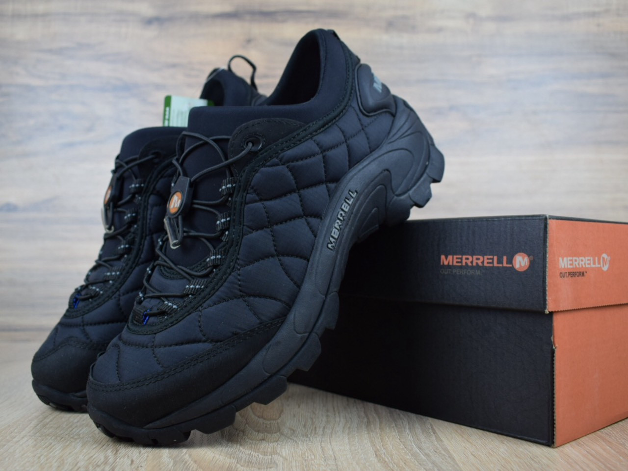 Чоловічі зимові черевики Merrell ICEBERG MOC (на флісі), чорні. Розміри (41,42,43,45), фото 1