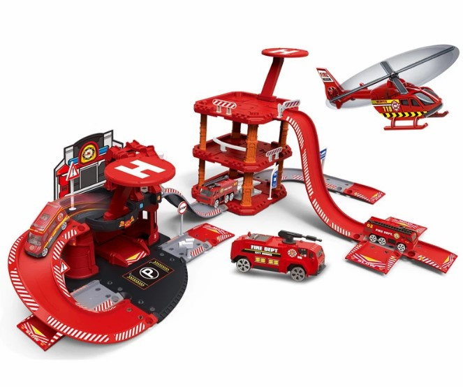 Дитячий гараж парковка 4 машинки 660 А-96