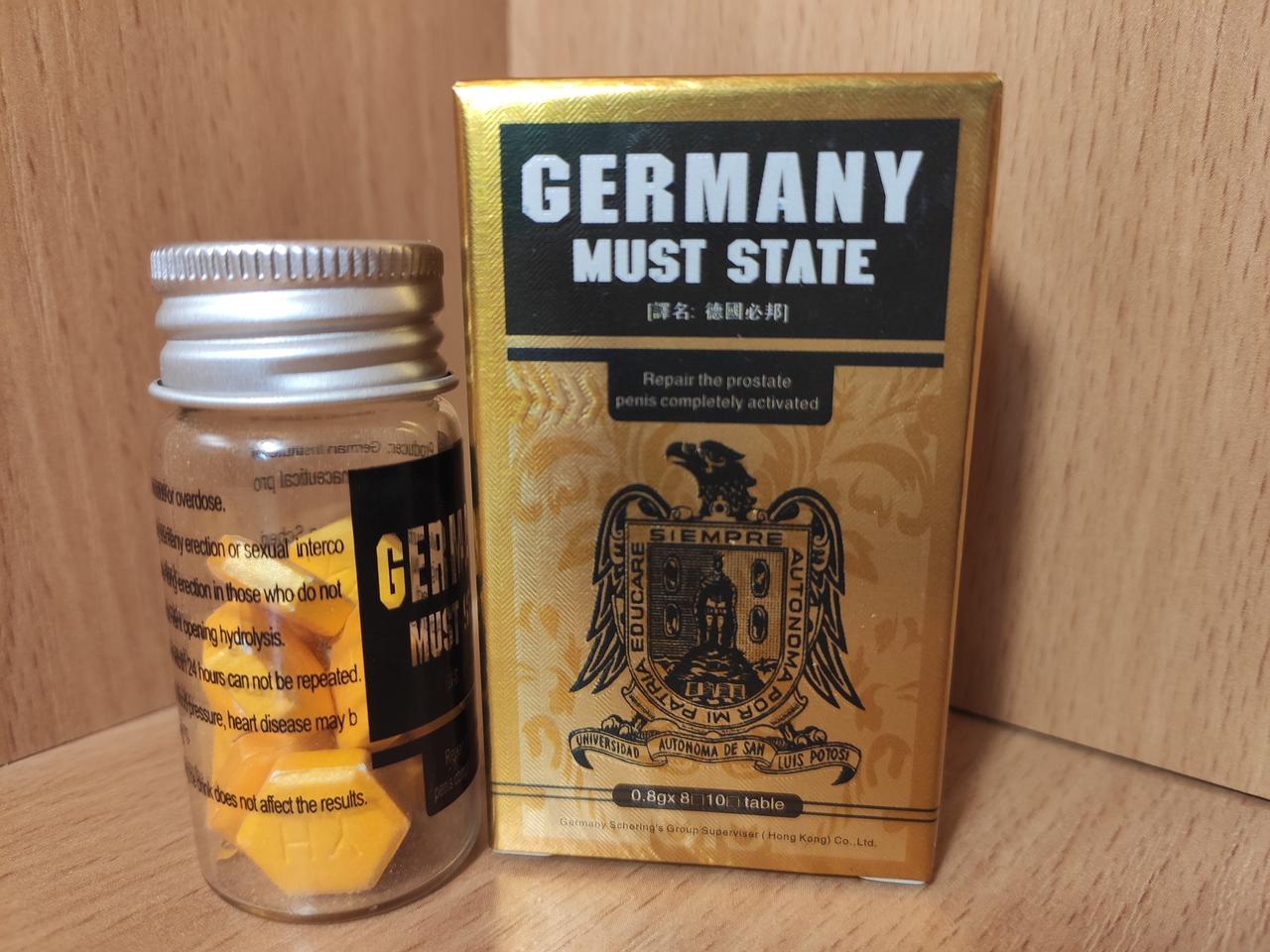 Таблетки для потенції Germany Must State 10 табл
