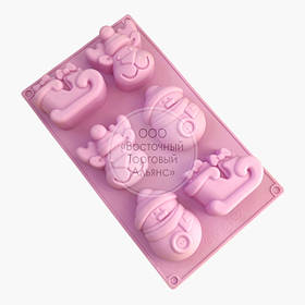 Силіконова форма — Новорічна асорті No2