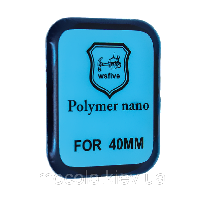 Захисна плівка Apple Watch 40 mm Polymer Nano Film (Black) - 3D Full Glue