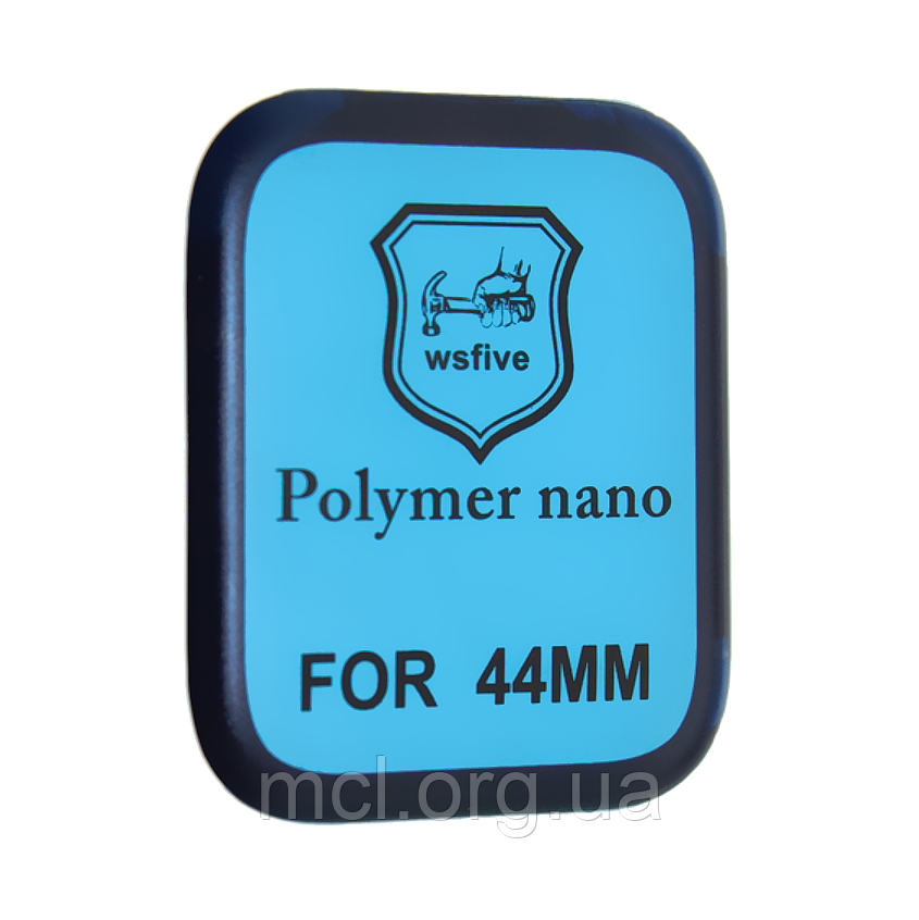 Захисна плівка Apple Watch 44 mm Polymer Nano Film (Black) - 3D Full Glue