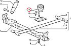 Відбійник задньої ресори R15 на Fiat Ducato 244, Peugeot Boxer, Citroen Jumper (2002-2006), 1311826080, 516650, фото 5
