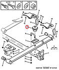 Відбійник задньої ресори R15 на Fiat Ducato 244, Peugeot Boxer, Citroen Jumper (2002-2006), 1311826080, 516650, фото 6