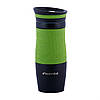 Термокружка Kamille Зелений 380мл з нержавіючої сталі з TPR-вставкою KM-2069A, фото 2