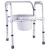 Крісло-туалет, складне, регульоване по висоті - Nova A8700AA, фото 2