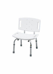 Стілець для душу зі спинкою, з регулюванням - Nova B9020