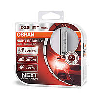 Ксеноновая лампа Osram Xenarc Night Breaker Laser +200% D2S (P32d-2), 35 Вт, 4200°К 66240XNL DUO (2шт)