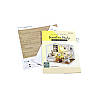 Ляльковий дім конструктор DIY Cute Room QT-007-B Sunshine Study Room 3D Румбокс, фото 8