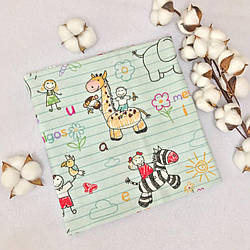 Фланелева пелюшка Жирафа 80*90 см метол Betis