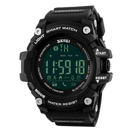 Спортивний Smart-годинник Skmei (Скмей) Skmei Smart 1227 Black, фото 2