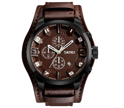 Чоловічі годинники Skmei 9165 Braun -Braun, фото 2