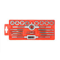 Набор плашек M6-M12 и метчиков M3-M12 INTERTOOL SD-8020, фото 3
