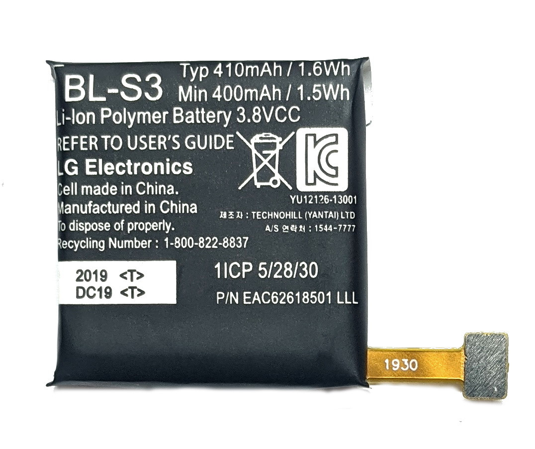 Аккумулятор LG G Watch R W110 BL-S3 Батарея, фото 1