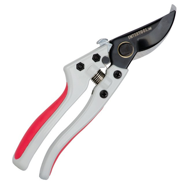 Секатор Prof 200 мм, SK5, автоматичний замок INTERTOOL FT-1012 sck