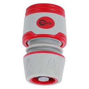 Конектор з аквастопом 1/2" для шланга 1/2" INTERTOOL GE-1119, фото 1