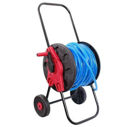 Котушка на колесах для шлангу 1/2" 60м INTERTOOL GE-3001 sck, фото 1
