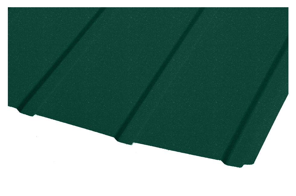 Профнастил ПС-8 RAL 6005 (матовий) стіновий, Колір Зелений мох.