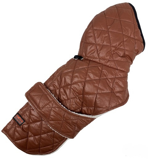 Жилетка зимова для собак "Шоколад", флісова підкладка ( розмір 6)., фото 1