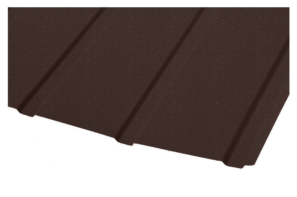 Профнастил ПС-8 RAL 8017 (матовий) стіновий, Колір Шоколадно-коричневий.