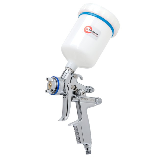 Пневматичний фарборозпилювач HVLP II професійний INTERTOOL PT-0105 sck