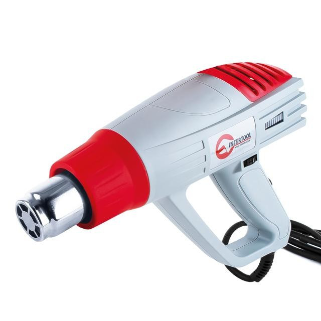 Технічний фен INTERTOOL DT-2420, багатофункціональний інструмент для термообробки 60-600 °С